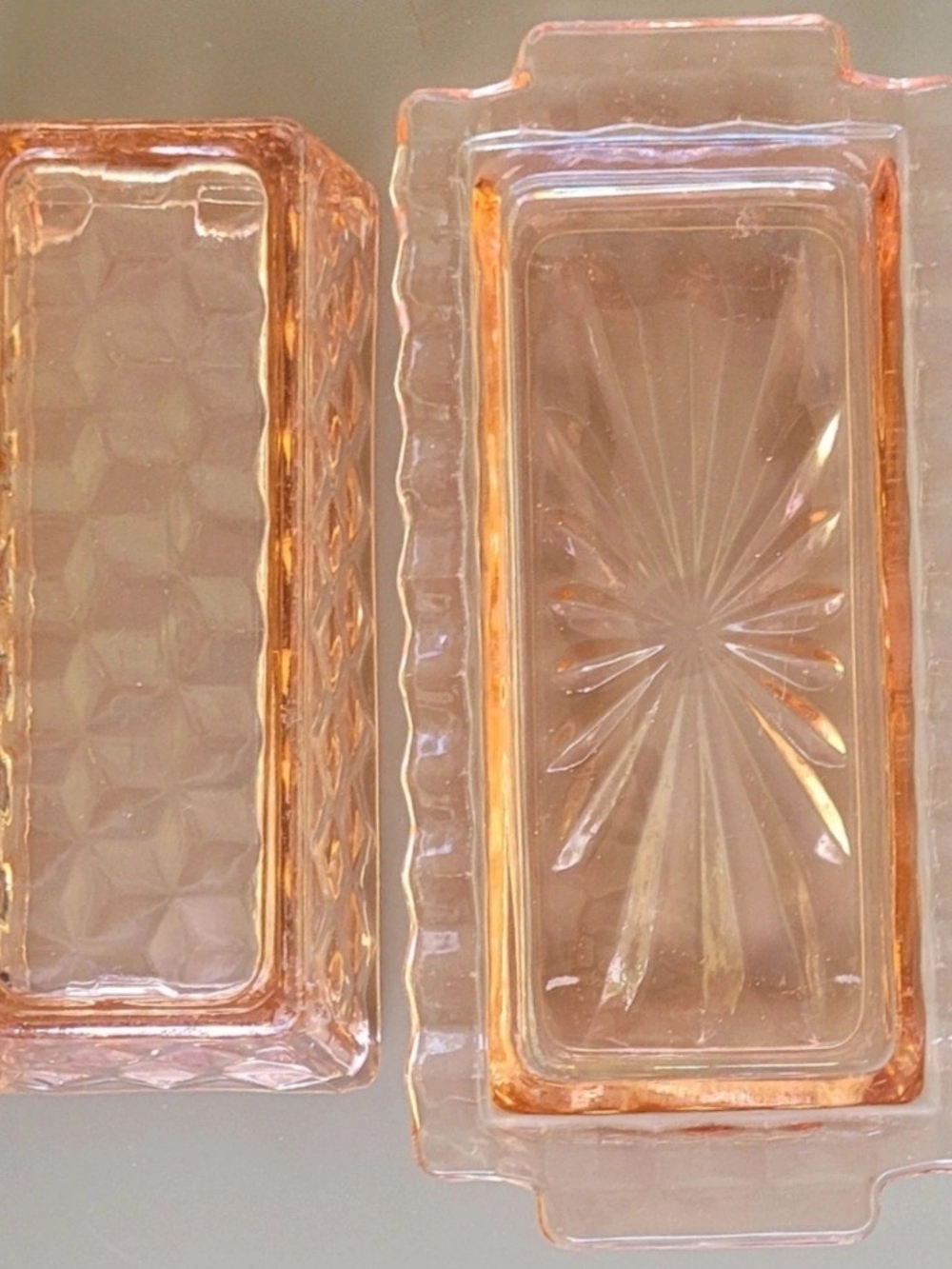 1980s Indiana Glass Butter Dish